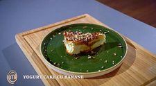 Masterchef 2024, 1 octombrie. Mihaela Stoica - Prăjitură cu iaurt și banană caramelizată