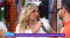 VIDEO Lizi Natanticu, show incitant pentru Anul Nou