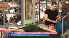 VIDEO: Masajul cu bete de bambus, rezultate spectaculoase