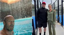 Vacanță de 3.500 de euro pe noapte în Antalya! Jason Statham, imagini rare cu copiii din resortul de lux unde este cazată și Adelina Pestrițu