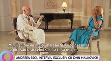 Andreea Esca, interviu exclusiv cu John Malkovich! Ce loc din România și-ar dori să viziteze celebrul actor