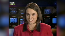 Primul jurnal Știrile PRO TV prezentat de Andreea Esca, pe 1 decembrie 1995