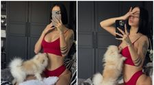 „Fă-mă doamne pomeranian!” O influenceriță din România le-a aprins imaginația fanilor după ce a pozat în lenjerie intimă