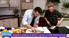 VIDEO Sandra Izbașa și Radu Ciucă, o cină romantică