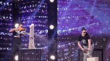 (P) Românii au talent 2023. Roxana Lucaci și Gabi Cernat, sculptură în lemn cu drujba așa cum nu s-a mai văzut