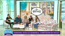 VIDEO Teodosiu, soția și gemenele, confesiuni de suflet