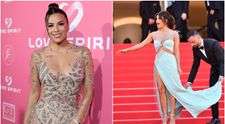 Eva Longoria, cel mai bine îmbrăcată vedetă de la Cannes. Actrița, victima unui accident vestimentar jenant pe covorul roșu