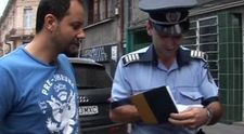 Catalin Maruta, chestionat de politisti! VIDEO