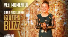 Al optulea GOLDEN BUZZ Sara Ardeleanu, puștoaica de 10 ani care l-a făcut pe Mihai Petre să plângă