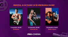 Eroii filmelor de acțiune vor cuceri micile ecrane în luna noiembrie,  la PRO Cinema