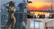 Inna, apariție fabuloasă în costum de baie într-un zgârie-nori din Dubai. Cum a pozat pe balcon
