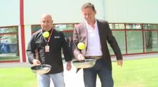 Chef Catalin joaca tenis cu Andrei Pavel. <span style=