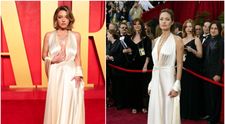 Cine e actrița care a “furat” look-ul de Oscar al Angelinei Jolie, din 2004. A purtat aceeași rochie pe covorul roșu