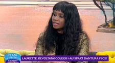 VIDEO Laurette revoltată! Colegii i-au spart dantura fiicei sale