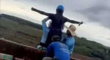 Frica i-a salvat viața! Femeia care trebuia să sară înaintea Mariei Eduarda s-a răzgândit în ultima clipă. Minute mai târziu, tânăra a fost aruncată în gol fără coardă