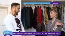 VIDEO Presing la dressing: Iulia Albu vs Stelian Milu