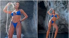 Mădălina Ghenea, duș fierbinte în largul mării, pe o ambarcațiune. Fanii: “Acum știm cum fac duș zeițele!”