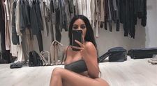 Kim Kardashian a renunțat la haine! Cum arată celebrul fotomodel într-o asemenea ipostază