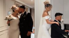 Simona Butură, apariție spectaculoasă în rochie de mireasă la cununia religioasă. Primele imagini de la nuntă