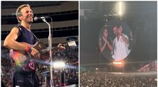 Un nou moment viral la concertul Coldplay! Ce cuplu celebru a surprins kiss cam-ul