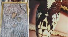 Pe 15 august, de Adormirea Maicii Domnului, șerpi miraculoși apar pe icoana argintată a Fecioarei. Cum anunță o catastrofă iminentă