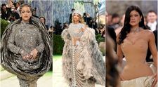 Când a apărut Beyoncé, totul s-a oprit: "scheletul" din cristale și trena monumentală care au eclipsat absolut toată Met Gala. Cele mai discutate ținute ale serii