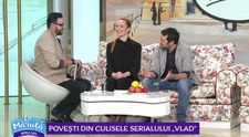 VIDEO Olimpia Melinte și Andrei Aradits, dezvăluiri din culisele serialului VLAD