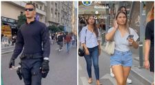 Un jandarm român a atras toate privirile când a defilat pe Calea Victoriei, purtând noua uniformă. „E exact ce trebuie!”