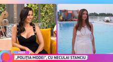 Stilistul Neculai Stanciu a îmbrăcat-o pe Adela Popescu: 