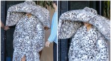 Ținuta ridicolă în care Kanye West și-a pus soția să iasă în public. Prietenii ei cred că Bianca e “abuzată” și “umilită”