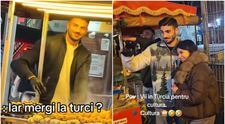 Româncele au luat cu asalt Istanbulul ca să îl vadă pe turcul superb care vinde porumb la tarabă. Soții, exasperați: “Dumitriță, misiune îndeplinită, îl vezi cât e de frumos?”