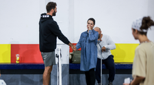 VIDEO Horia Tecău joacă tenis cu Rebeca, fiica lui Florin Petre