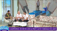 VIDEO Campionul de 89 de ani la înot, alte 3 medalii de aur