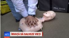 Trei licee au fost dotate cu manechine si defibrilatoare pentru acordarea primului ajutor