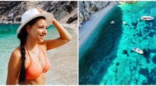 Corina Caragea, imagini spectaculoase dintr-un colț de Rai. Internauții au încercat să ghicească destinația aleasă de prezentatoarea știrilor sportive: „Vacanță superbă ca tine!”