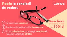 (P) Lensa îți oferă până la 500 lei prin programul Rabla la ochelari de vedere. Nu pierde ocazia!