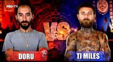 Doru Răduță vs. TJ Miles, la scorul de 5-4 pentru Vulturi