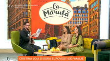Cristina Joia și sora ei, o echipă de nota 10! Cele mai frumoase amintiri din copilărie, depănate în platoul La Măruță