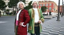 Gheorghe Visu a vizitat la Nisa expozitia de pictura a tatalui lui Robert de Niro