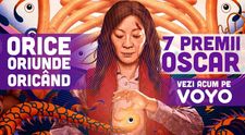 Filmul Orice, oriunde, oricând (Everything Everywhere All At Once), câștigătorul a 7 trofee Oscar, este disponibil pe VOYO!