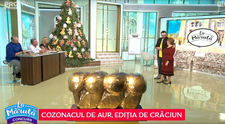 VIDEO Cozonacul de aur: Doamna Mariana Radu a pregătit un cozonac delicios