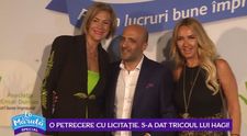 VIDEO O petrecere cu licitație. S-a dat tricoul lui Hagi