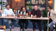 Chef Sorin Bontea, Chef Florin Dumitrescu și Chef Cătălin Scărlătescu , la sosurile picante ale lui Măruță: 