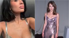 Kylie Jenner, pusă la zid după ce a purtat la Golden Globes rochia lui Liz Hurley din anii ’90. Mai mult, a rupt-o la eveniment