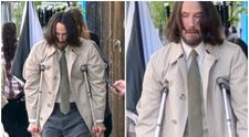 Keanu Reeves a ajuns în cârje. Ce s-a întâmplat cu actorul de 59 de ani