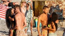 DJ-ul Calvin Harris, scene fierbinți cu iubita la plajă. Ipostazele incendiare în care i-au surprins paparazzii