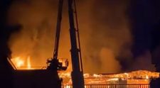 Un incendiu puternic a avut loc în Cartierul Francez din Capitală