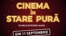 Peste 230 de săli de cinema se deschid în toată ţara pe 11 septembrie 2020