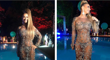 După ce a impresionat în România într-o rochie foarte sexy, Anamaria Prodan face senzaţie la Las Vegas