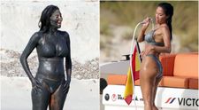 Ca la Techirghiol! Nicole Scherzinger, plină de nămol din cap până-n picioare! Cum au surprins-o paparazzii